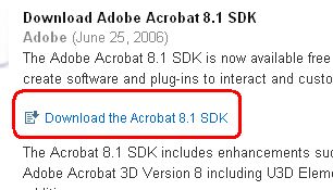 Acrobar SDK Download（２）